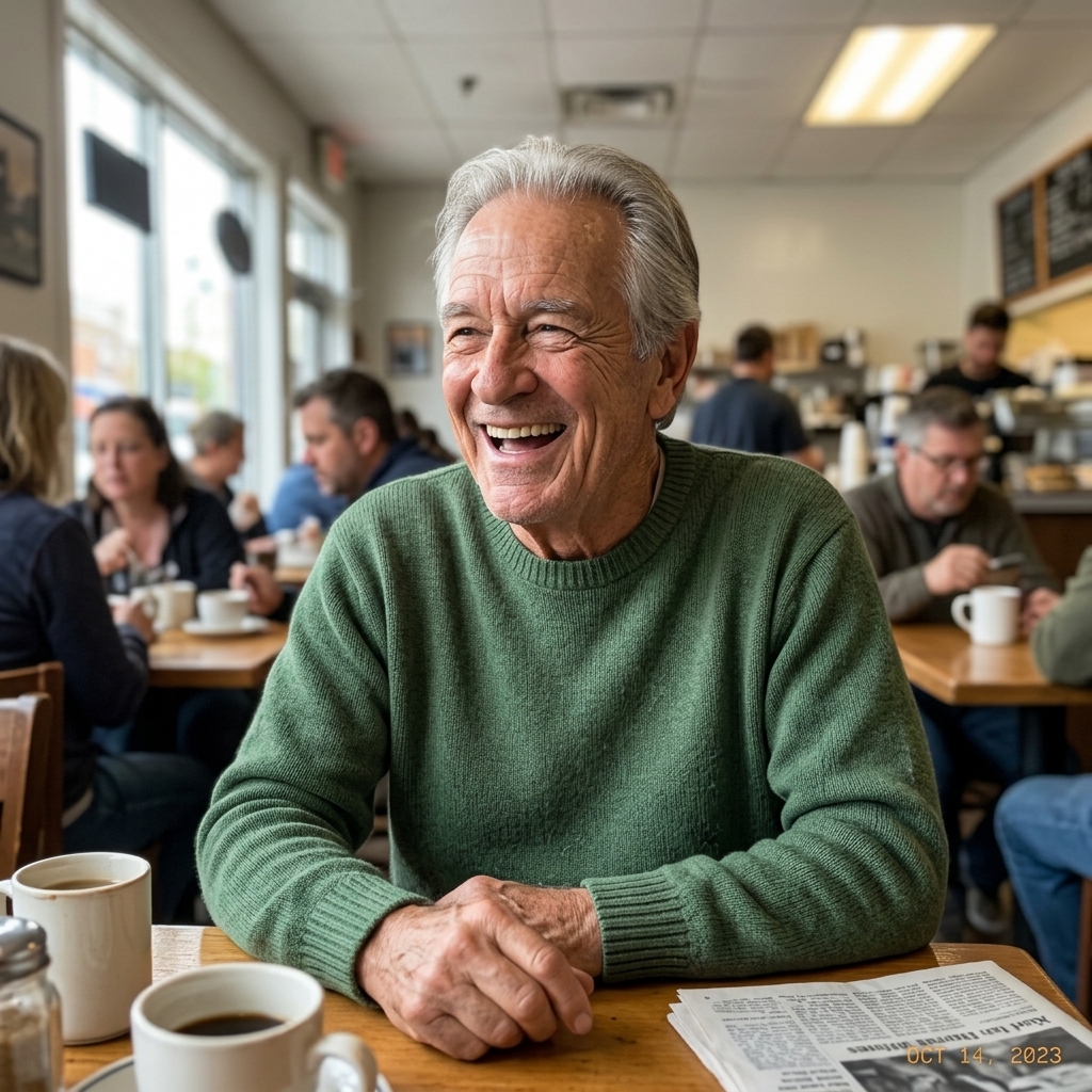 Man enjoying vitality